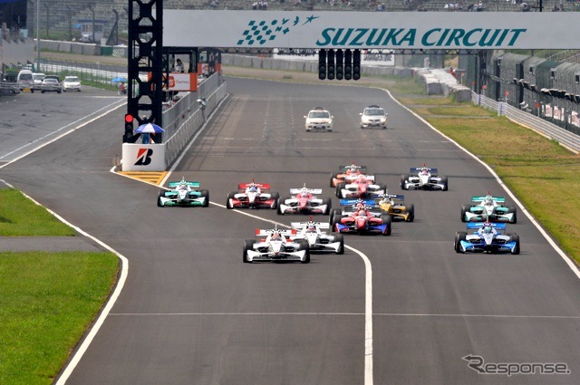 2009年第5戦鈴鹿。250kmから10年は220kmに