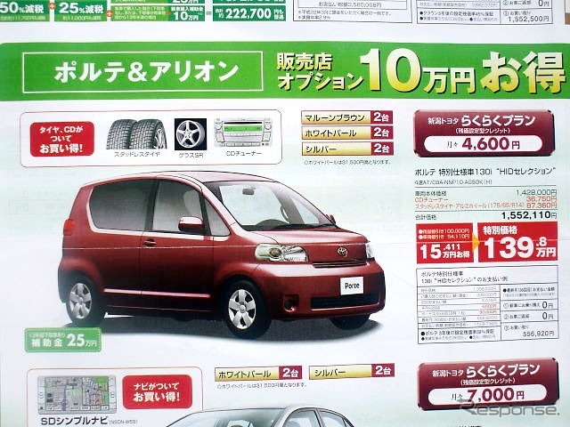 ●ポルテ ●新潟トヨタ自動車 ●新潟店 025-281-7117、青山店 025-233-7000、赤道店 025-274-7171、亀田店 025-385-8100 他14店 ●3/12から3/14 ●月猫