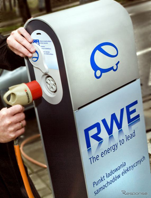 ワルシャワにあるRWEの充電ステーション