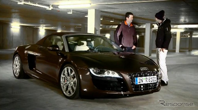 R8スパイダーのPR映像