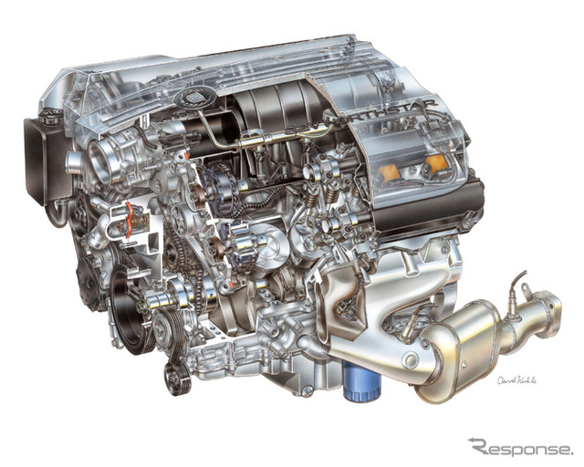 GM、キャデラック『XLR』に高出力＆高トルクの次世代エンジンを搭載