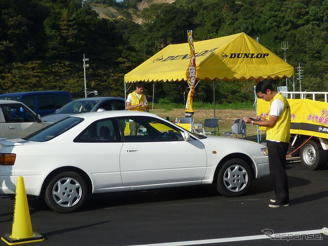タイヤ安全プロジェクト（画像は2009年の実施風景）