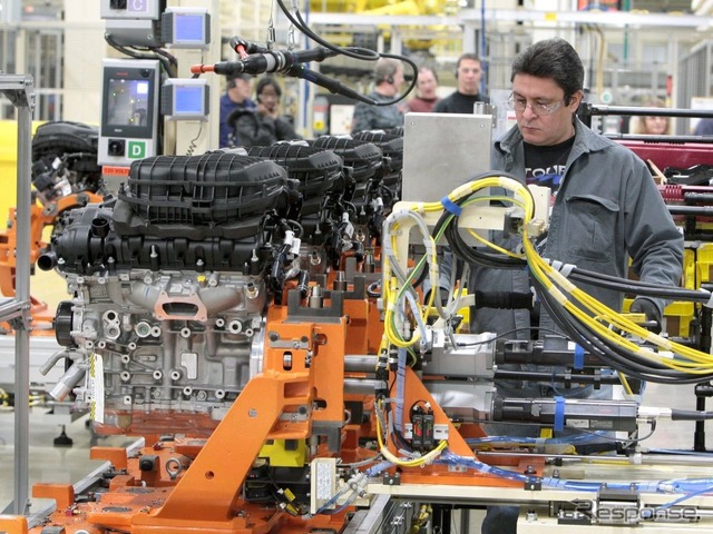 新V6エンジン生産開始