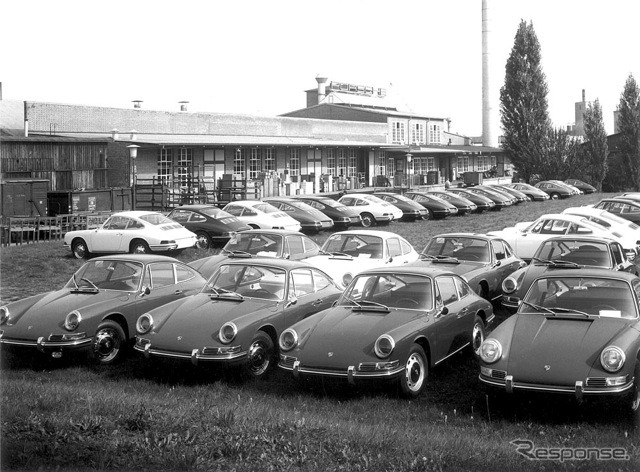 1965年、第2工場前の911