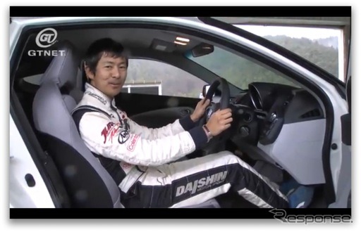 CR-Zサーキットインプレッション（動画スクリーンショット）