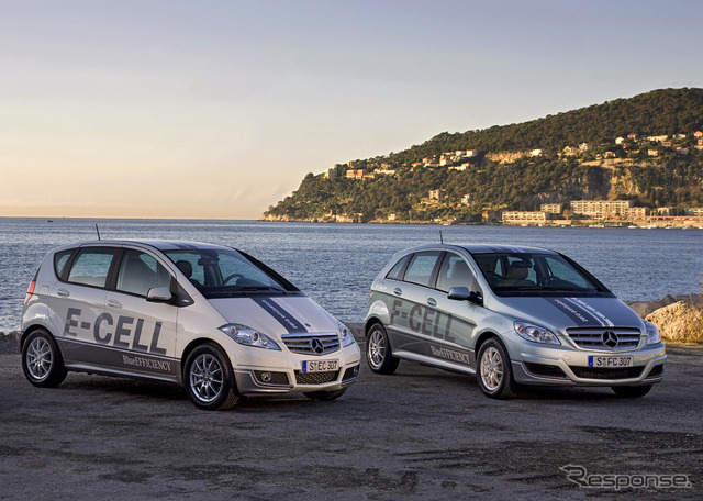 Aクラス、BクラスをベースとしたEV、燃料電池車の開発も進められている