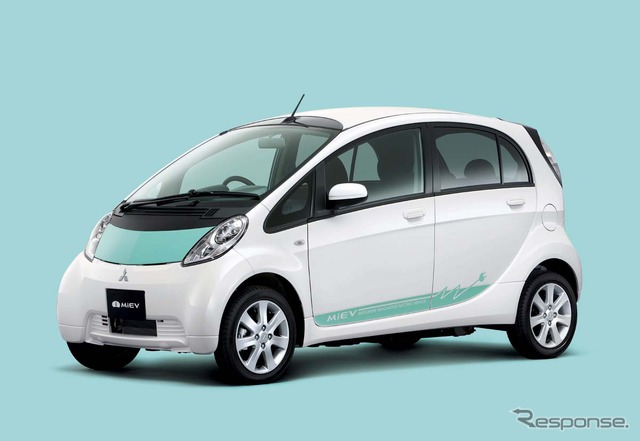 実態調査研究には既に30以上の企業・自治体の参加が決定、保有するEV・充電設備を活用しデータ収集を行う(写真は三菱i-MiEV)
