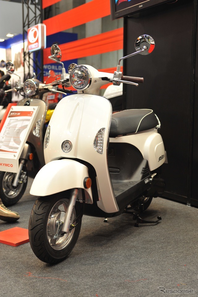 KYMCO Mitch50i（撮影＝中島みなみ）