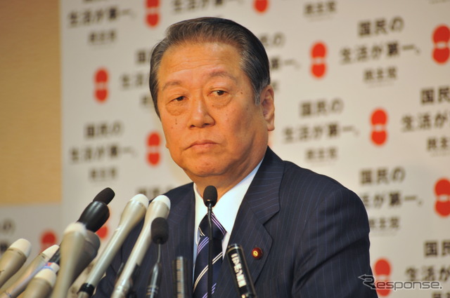 小沢一郎幹事長（撮影＝中島みなみ）