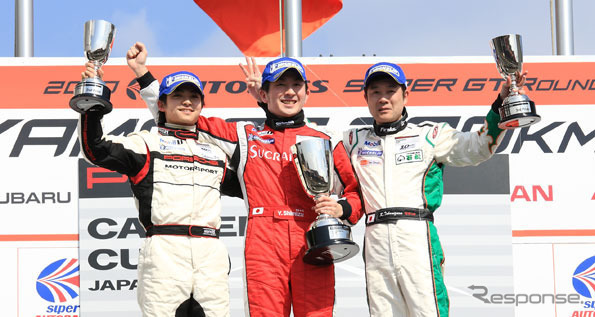 1位：清水康弘選手 2位：安岡秀徒選手 3位：高見沢一吉選手