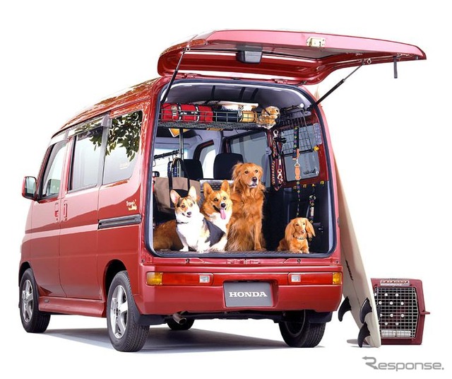 愛犬との旅行……『バモス・ホビオ』の特別仕様車を設定