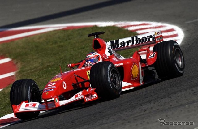 【F1スペインGP決勝】フェラーリ「F2003-GA」デビューウィン