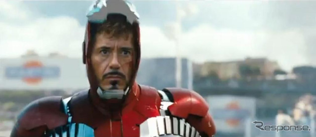 R8スパイダーがIRON MAN2に登場