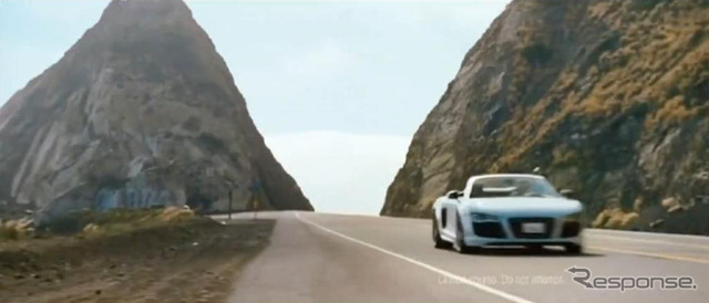 R8スパイダーがIRON MAN2に登場
