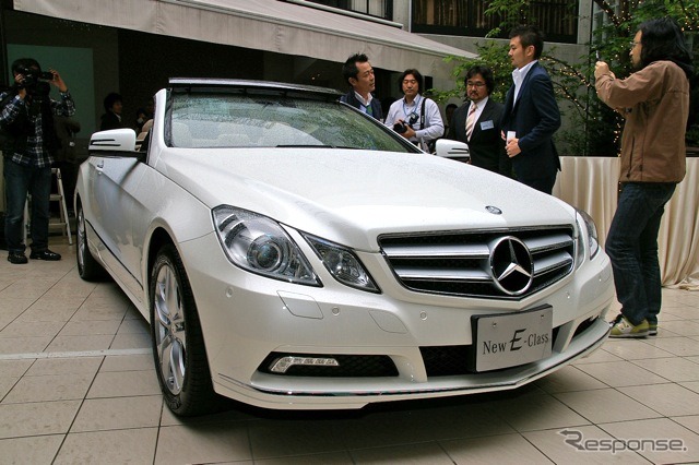 メルセデスベンツの4人乗りオープンモデル「E350カブリオレ」発表