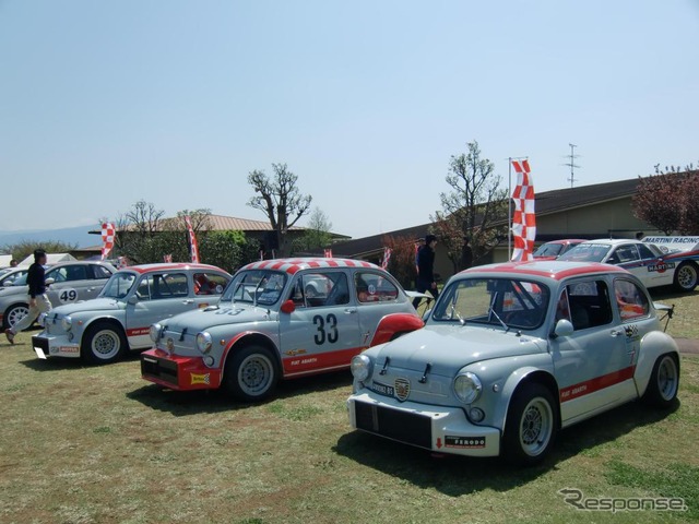コンクールに参加したフィアットアバルト1000TCR