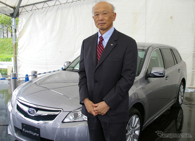 スバル技術本部長兼スバル技術研究所長の宮脇基寿氏
