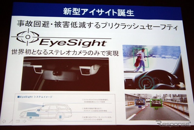 新型アイサイトの画像認識技術