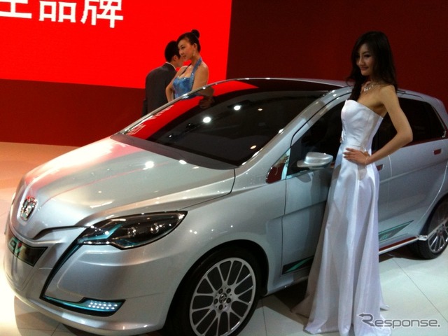 会場で発表されたEV