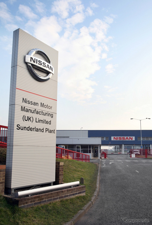 日産リーフを生産する英国サンダーランド工場