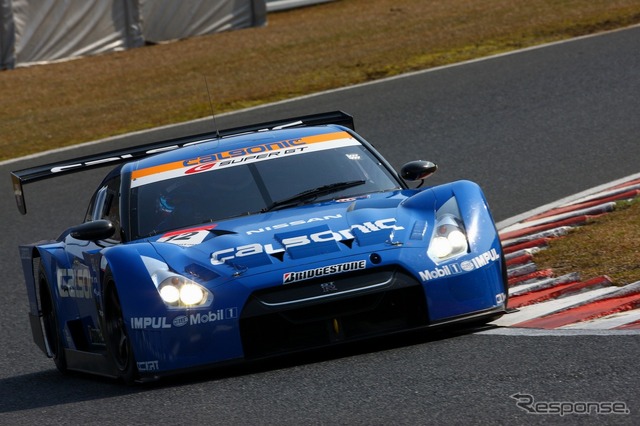 GT-R(画像はSUPER GT第2戦岡山国際サーキット)