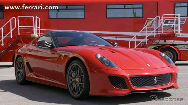 599GTOのサーキット試乗