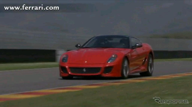 599GTOのサーキット試乗