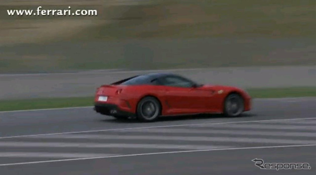 599GTOのサーキット試乗