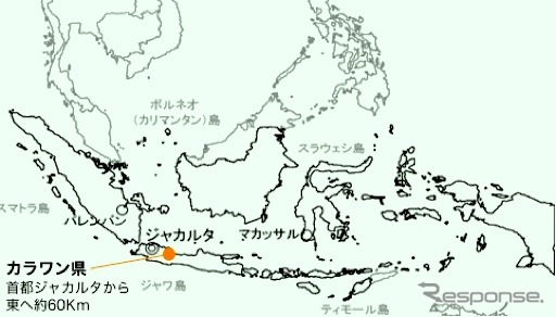 工場建設予定地 インドネシア
