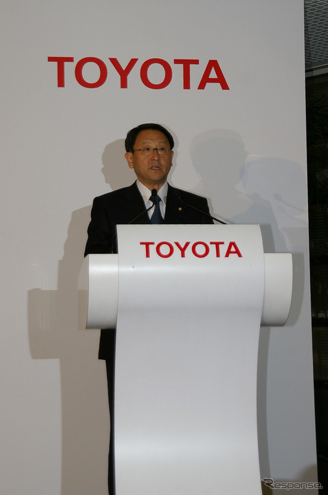 豊田社長（11日決算会見）