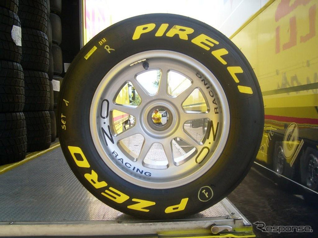 GP3に供給されるコントロールタイヤ「Pゼロ」