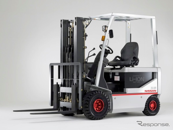 CeMAT2008に出展したリチウムイオンバッテリー搭載フォークリフトのコンセプトモデル