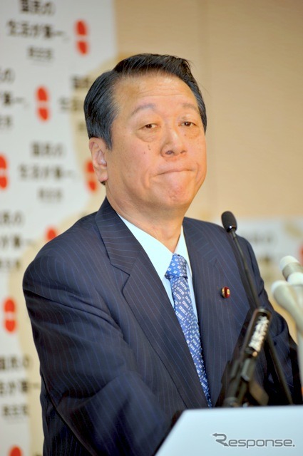 小沢幹事長(撮影=中島みなみ)