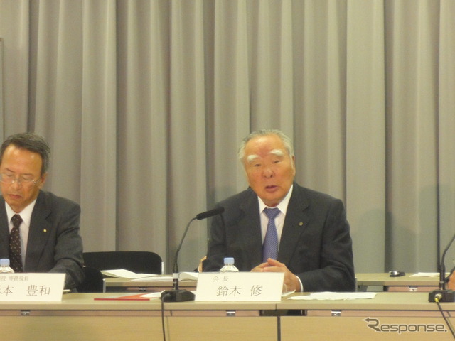 鈴木修会長（10年3月期決算発表）
