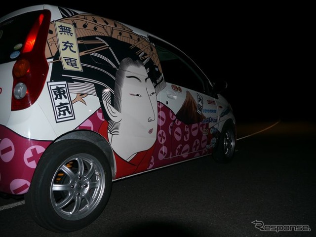 EVギネス記録555.6kmを更新…1000km走破に向け走行中