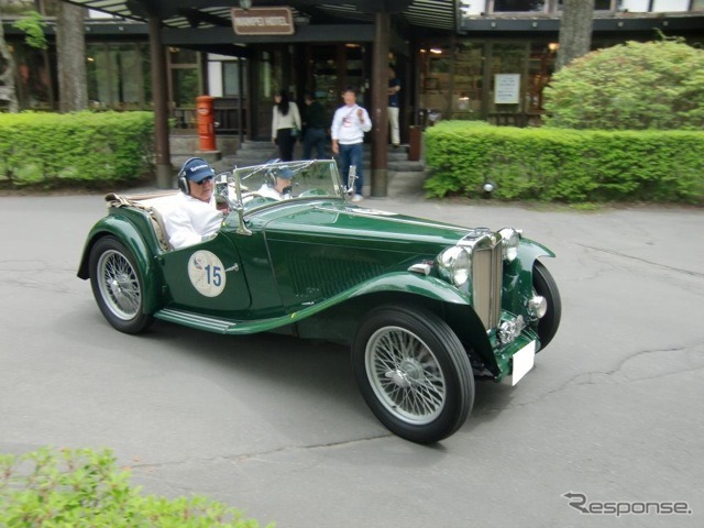 MG・TCも万平ホテルをスタート