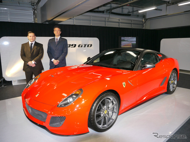 フェラーリ史上最速 599GTO、日本初公開…既に完売