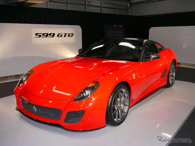 フェラーリ史上最速 599GTO、日本初公開…既に完売