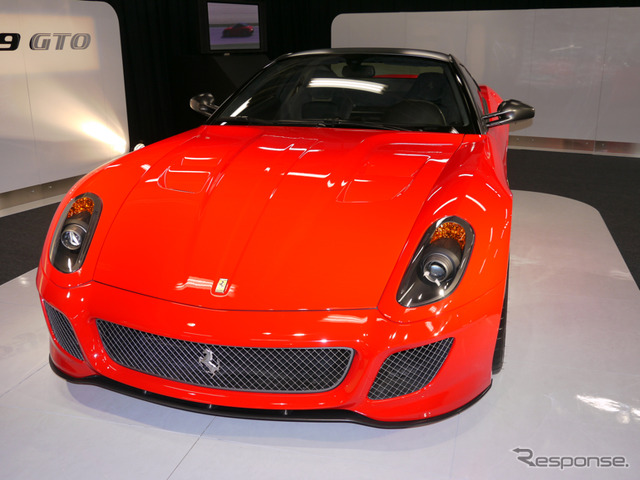 フェラーリ史上最速 599GTO、日本初公開…既に完売