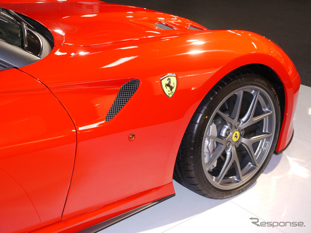フェラーリ史上最速 599GTO、日本初公開…既に完売