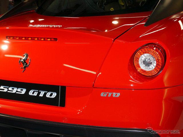 フェラーリ史上最速 599GTO、日本初公開…既に完売