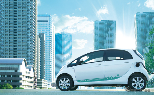 京都EVシェアリングに使用される三菱i-MiEV