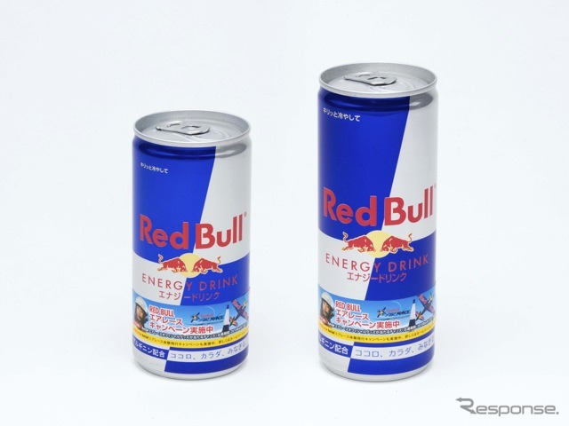 キャンペーン対象商品 Red Bull Energy Drink 左：250ml 右：185ml