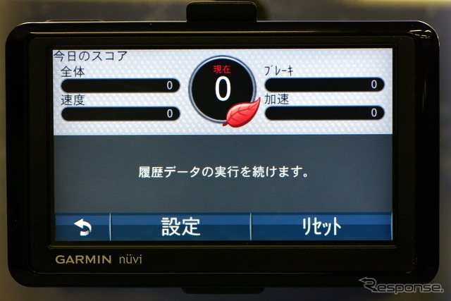 エコドライビング度を図るスコアリング機能も