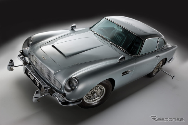 『007』第3 - 4作で使用されたボンドカーのDB5（1964年式）