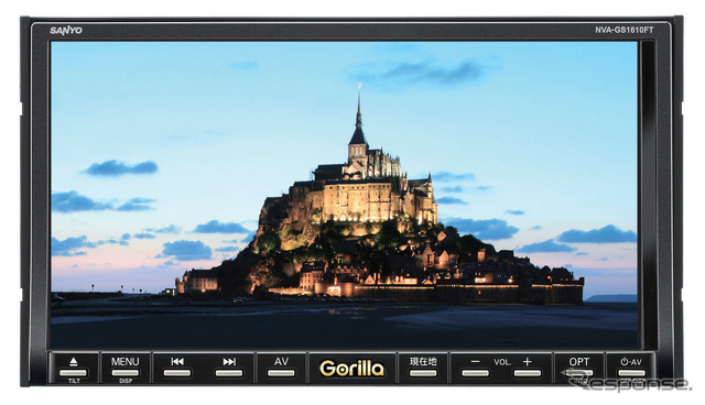 AV一体型SSDナビゲーション「AV ゴリラ」