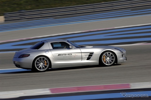 AMGドライビングアカデミーで使われるSLS AMG