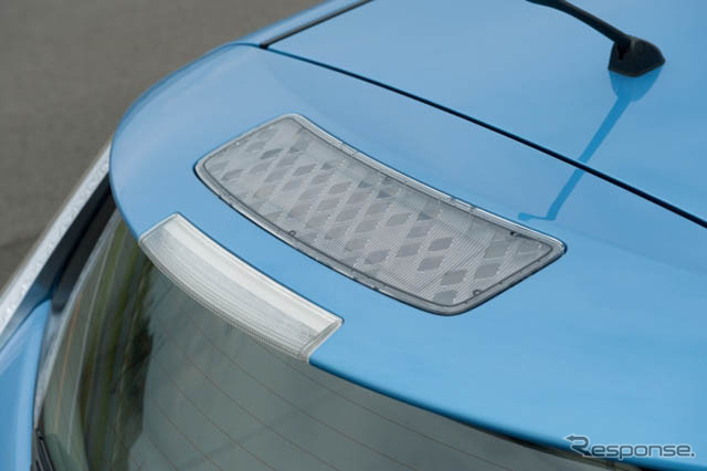 11日に公開されたリーフ試作車