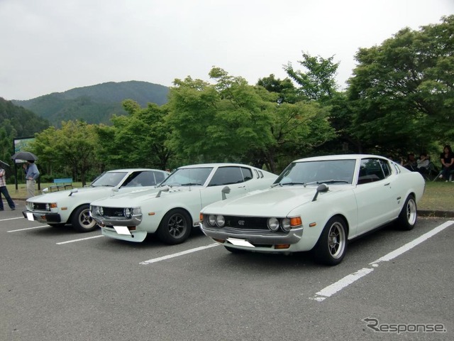 セリカリフトバックも多く参加していた