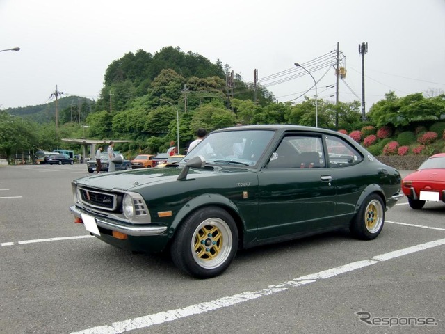 通称TE27と呼ばれたカローラレビン。このクルマがレビンという名称を付けた最初